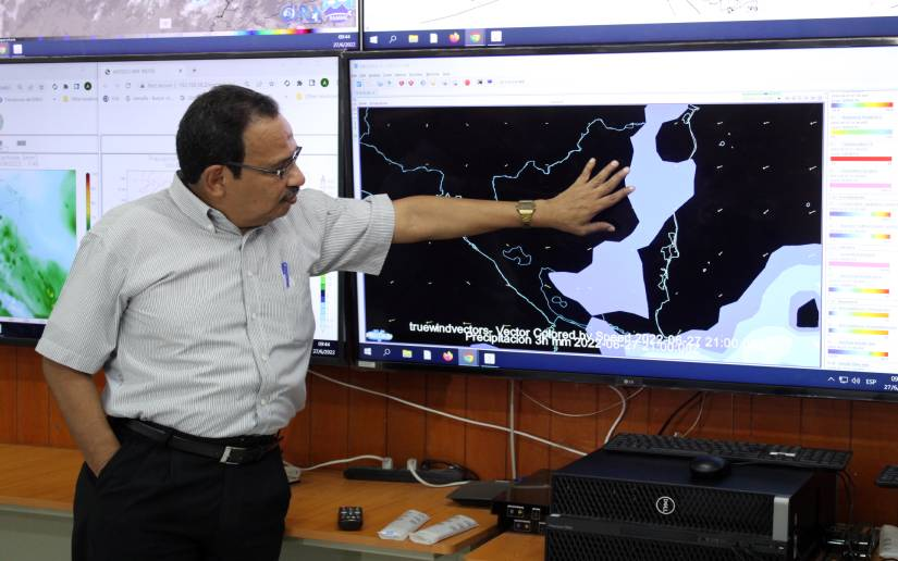 INETER da seguimiento al disturbio tropical