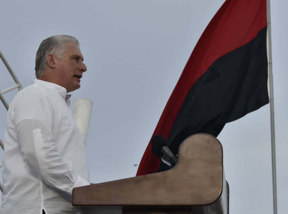 Presidente de Cuba Miguel Diaz Canel, llama a vencer la batalla  económica
