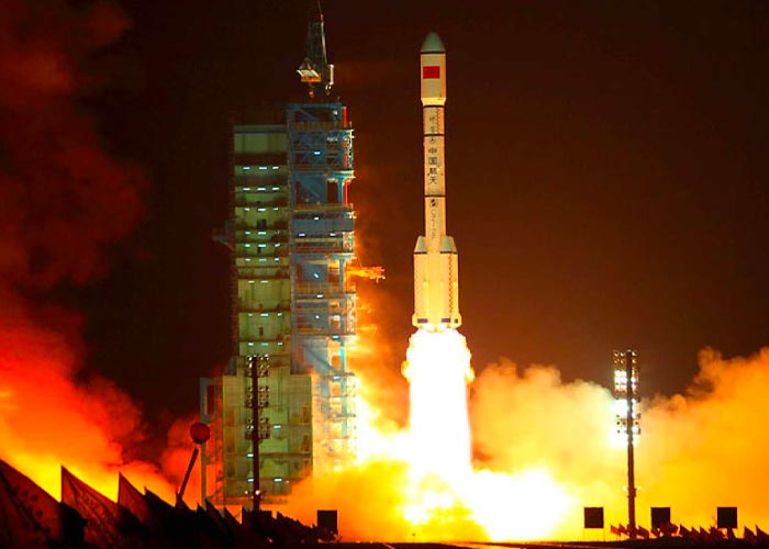Hacia su propia estación espacial, China lanzó con éxito una nave sin tripulación