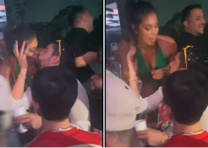 Bad Bunny fue «sorprendido» por un beso de una fan 