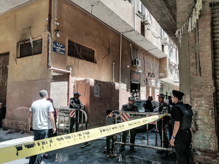 41 cristianos mueren tras un incendio en una iglesia en Egipto