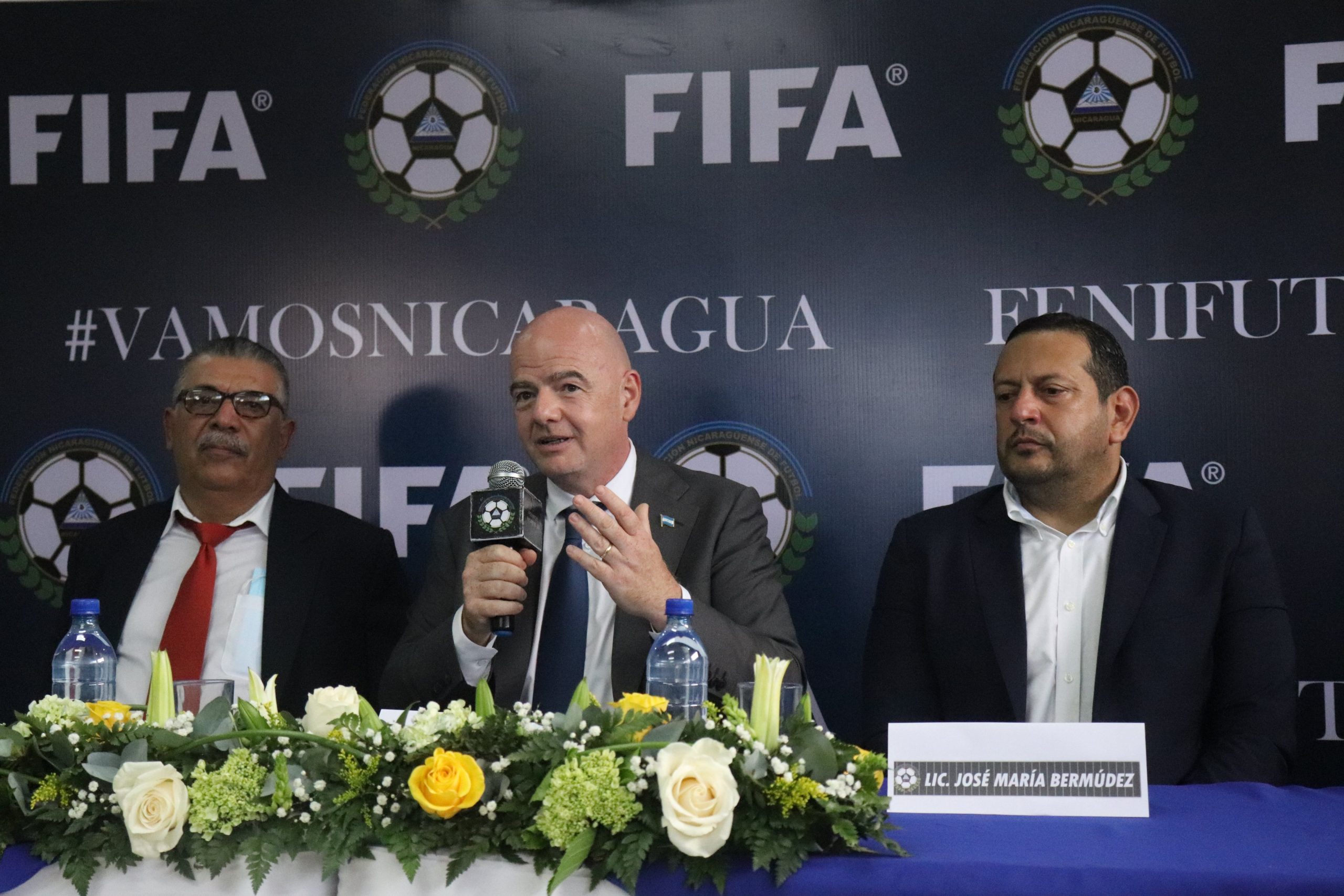Presidente de la FIFA visita Nicaragua
