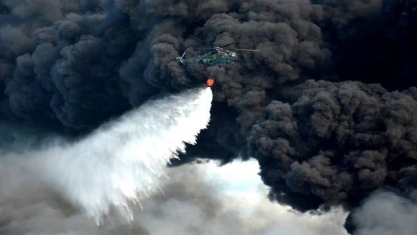 Trabajan ininterrumpidamente para sofocar incendio en Matanzas
