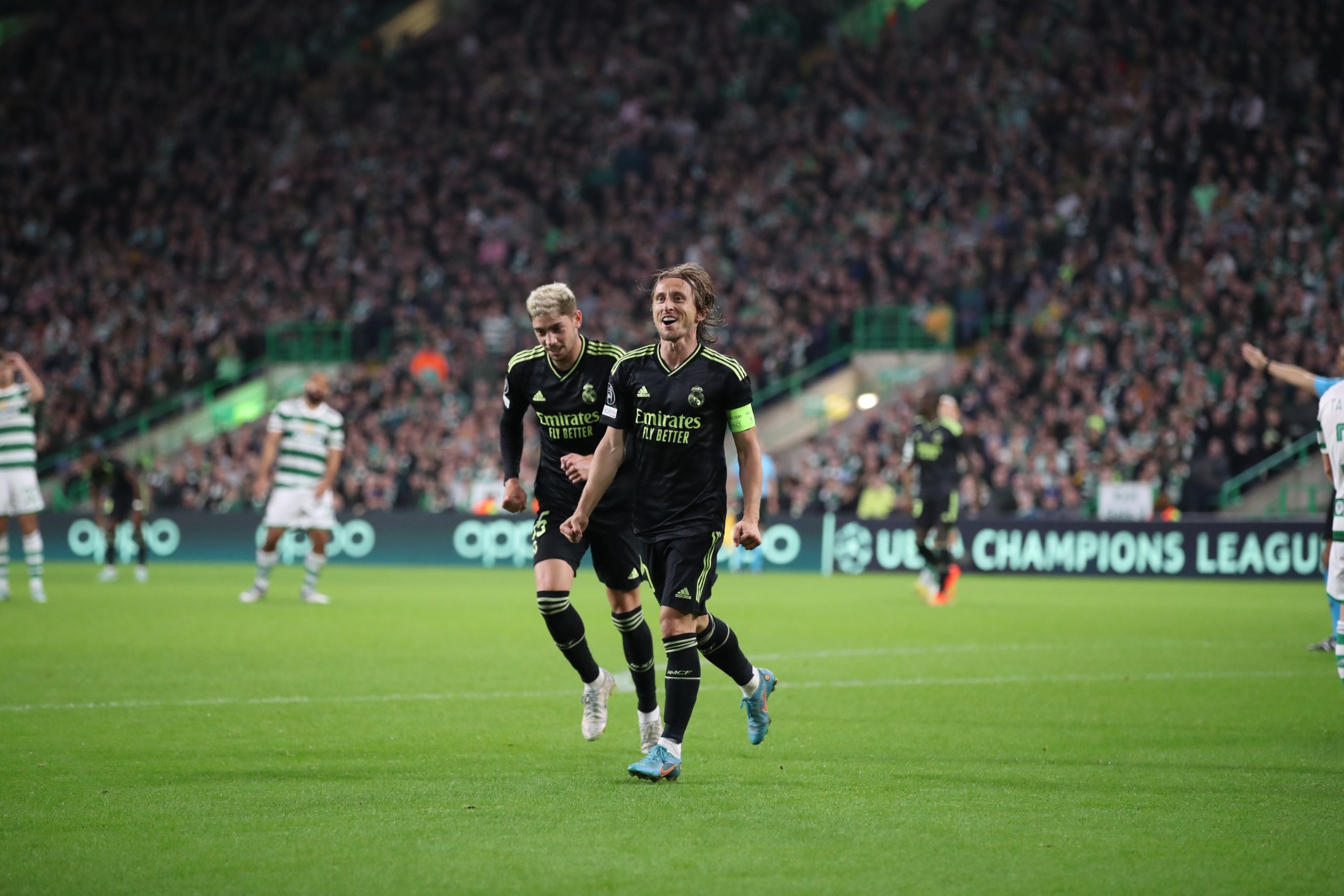 Real Madrid golea al Celtic, pese a lesión de Benzema