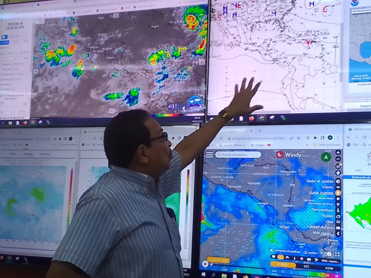 Se mantendrá influencia de bajas presiones en territorio Nicaragüense