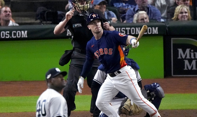 Liga Americana: Astros arriba 2-0 contra los Yankees