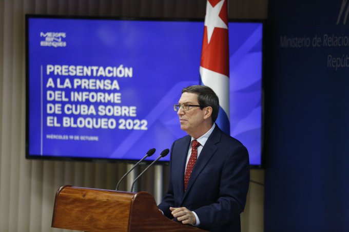 Cuba denuncia que bloqueo de EE.UU. causa pérdidas por 15 millones de dólares diarios