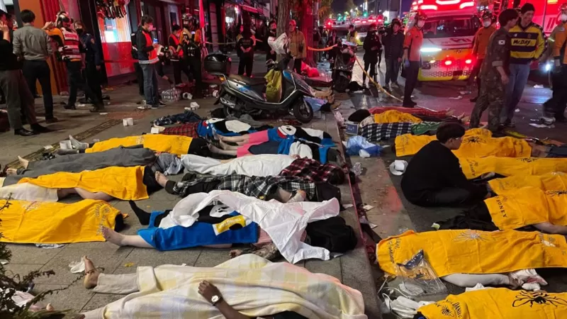 Celebración de fiesta de Halloween en Seúl, termina en tragedia