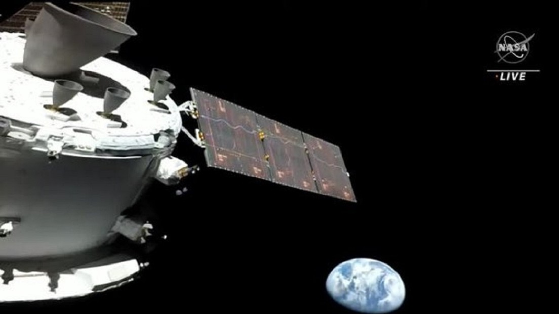 NASA: Cápsula Orión captó imágenes de la tierra en su trayecto a la Luna
