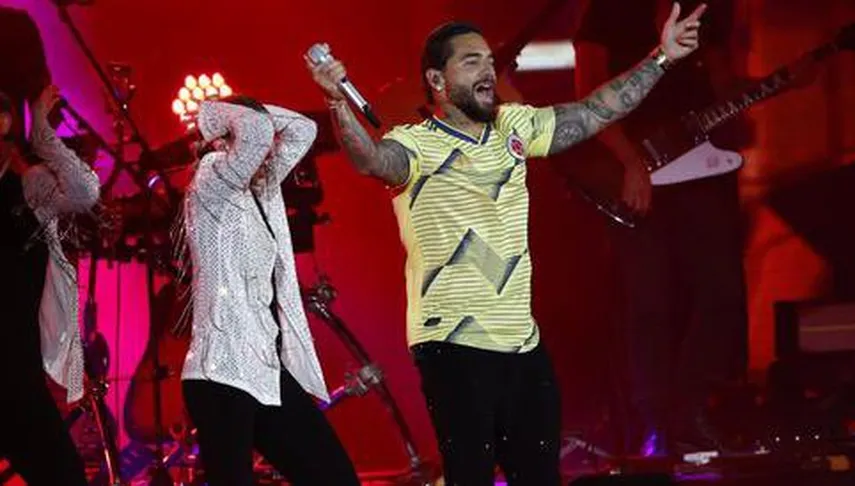 Maluma presentó el himno del Mundial Qatar 2022