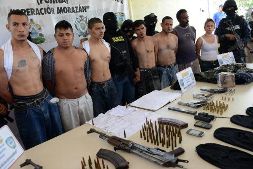 228 mareros y 17 bandas desarticuladas en Honduras