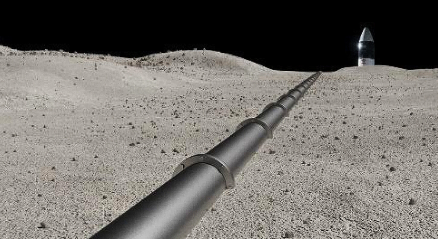 NASA pretende construir tubería en la luna para transportar oxigeno