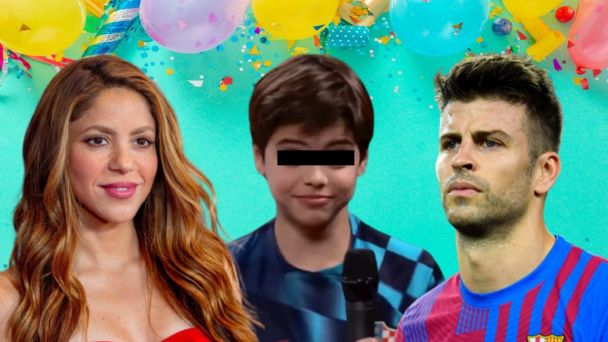 Piqué asistió al cumpleaños de Milan junto a Shakira