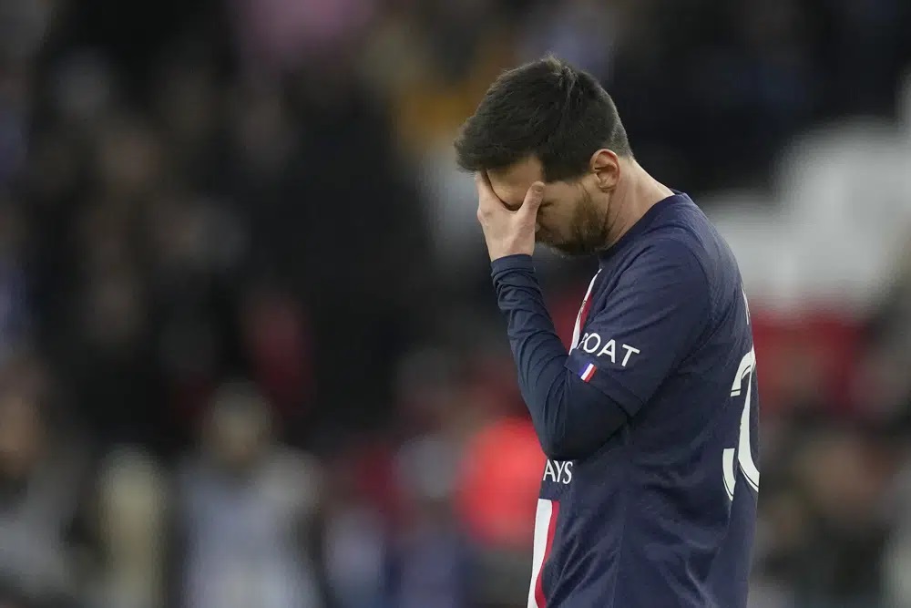 PSG pierde en liga y la afición abuchea a Messi