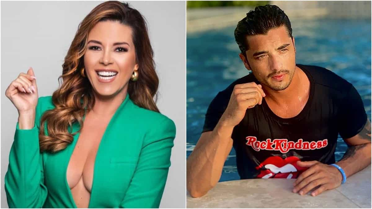 Romance entre Alicia Machado y Christian Estrada