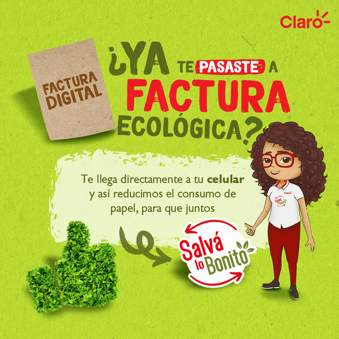 Facturación Sostenible: Claro Promueve Facturas Ecológicas