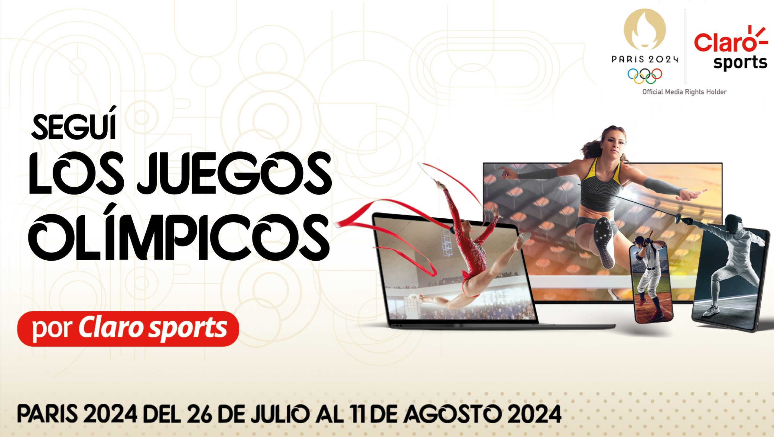 Claro Sport listo para los juegos olímpicos París 2024