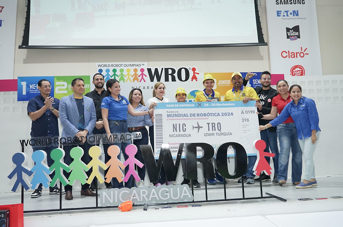 Claro Nicaragua presente en la Olimpiada Nacional de Robótica 2024