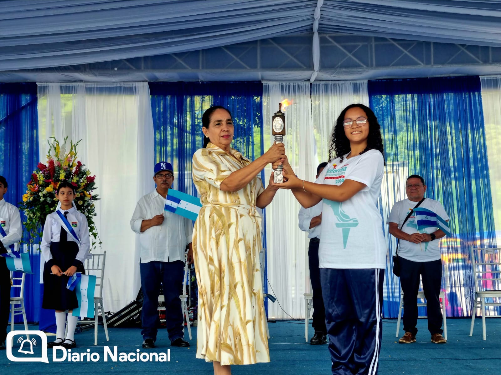 Antorcha de la Libertad Centroamericana recorre Nicaragua