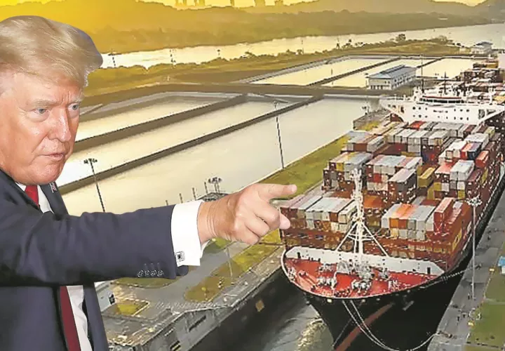 Trump No descarta una intervención militar para tomar el canal de Panamá