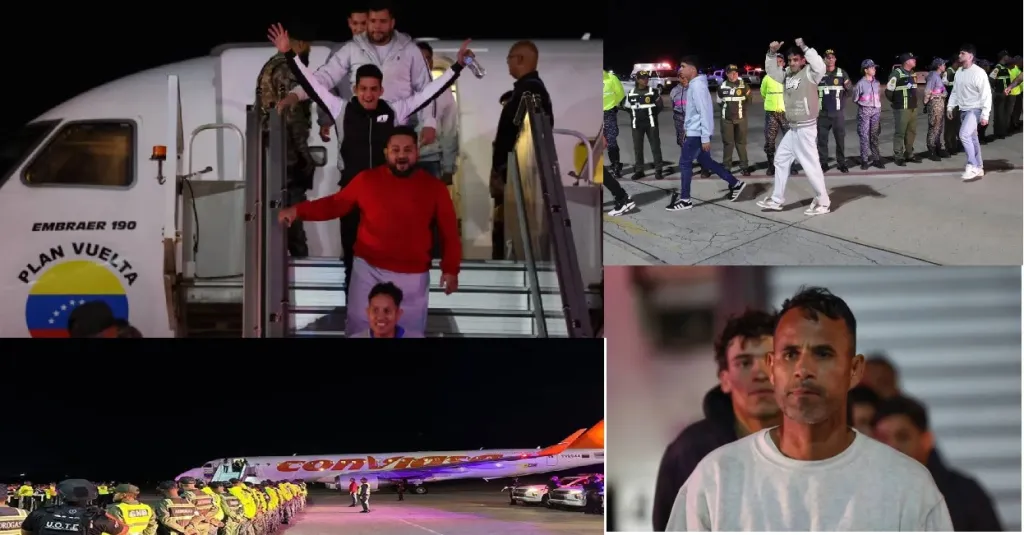 Venezuela recibe 190 migrantes repatriados desde EE.UU.