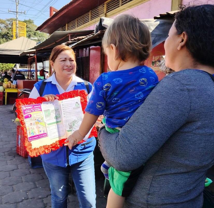 Jornada nacional de acompañamiento fortalece a las familias nicaragüenses