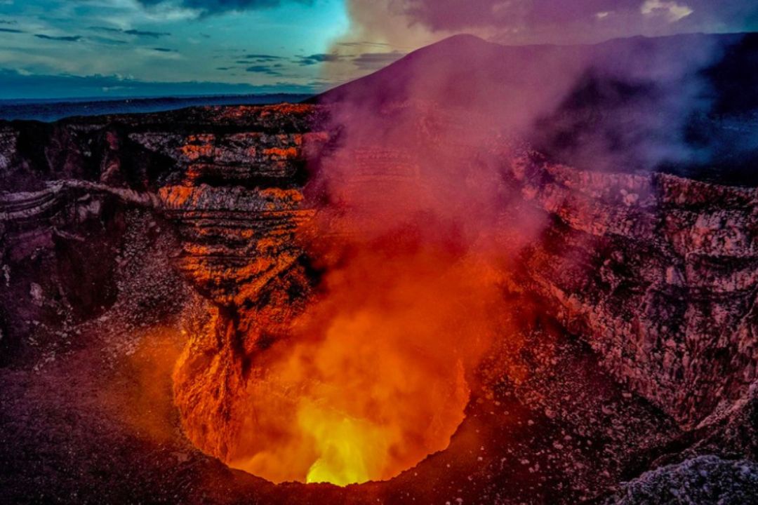 Lo que investigan en el cráter del Volcán Masaya