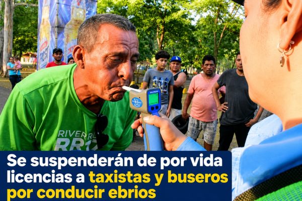 Se suspenderán de por vida licencias a taxistas y buseros por conducir ebrios