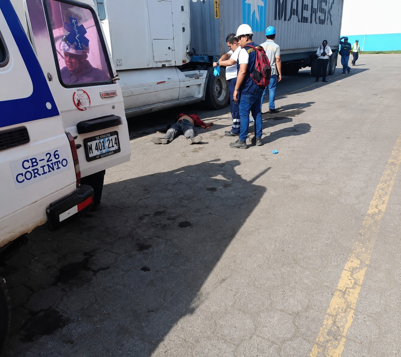 Conductor de furgón muere de forma repentina en empresa de Corinto