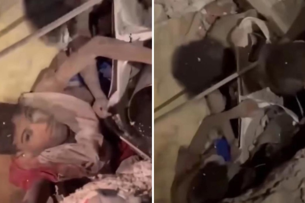 Familia es rescatada con vida tras permanecer 11 días bajo los escombros en Venezuela