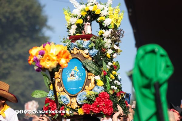 Managua vive 141 años de historia, fe y tradición con la Bajada de Santo Domingo de Guzmán