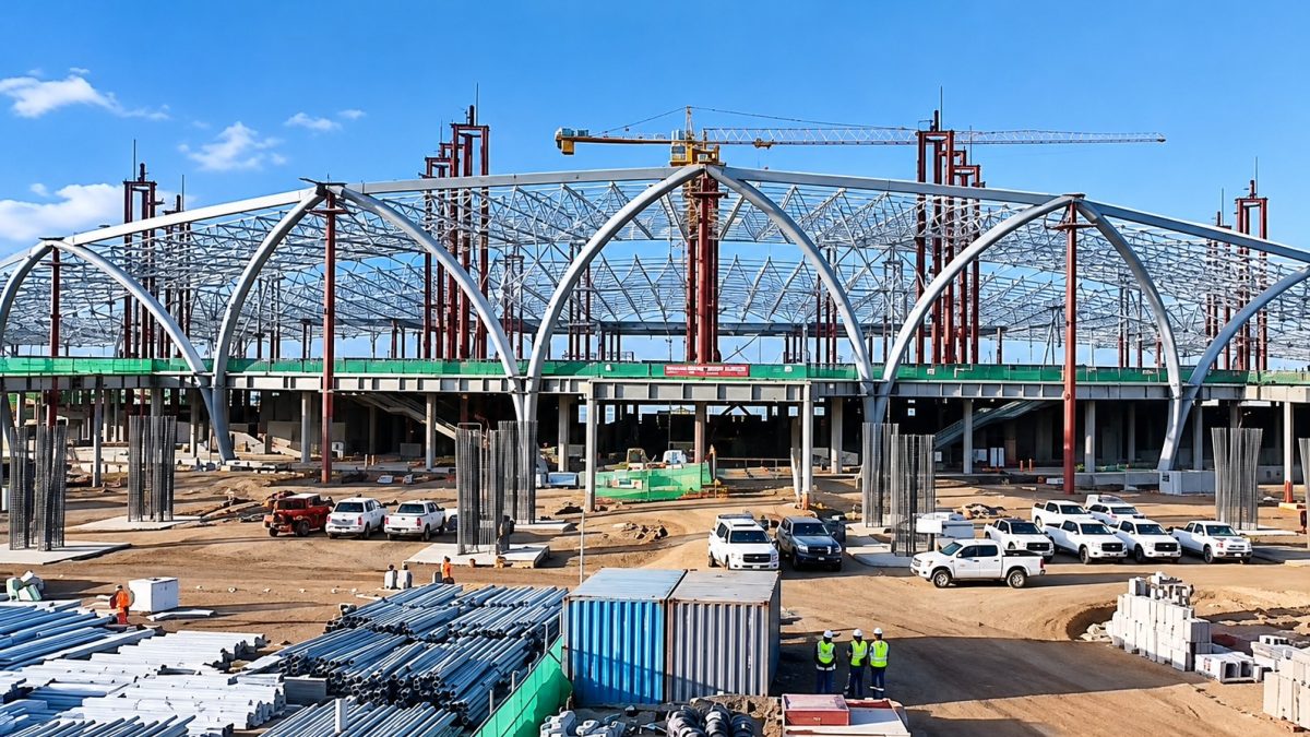 Avanza la estructura del nuevo aeropuerto Punta Huete