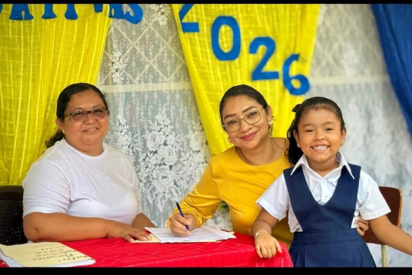 Anuncian matrícula escolar 2027 en Nicaragua